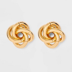 Stellar Button Earrings - A New Day™ Gold - 1 of 3