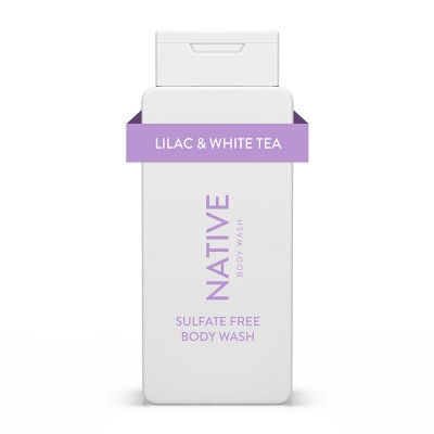 Native Body Wash - Lilac & White Tea - Sulfate Free - 18 fl oz