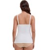 INSPIRE CHIC Women's Crisscross Lace Trim Adjustable Straps Maternity Nursing Tops Camisole Padded for Breastfeeding - 2 of 4