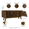 GDFStudio Ailey 53" Mid-Century Modern Wood TV Stand with Soft Close Doors - 4 of 4
