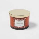 12oz Lidded Glass Jar Pumpkin Spice Candle Orange - Threshold™
