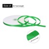 Unique Bargains Polyester Soft Decorative Cake Box Gift Wrapping Ribbon 3/8" x 50 Yard Green - 2 of 4