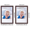 Americanflat 12x18 Poster Frame with Shatter-Resistant Glass - Use as 11x17 Frame with Mat or 12x18 Frame without Mat - Hudson Collection - Mahogany - 2 of 4