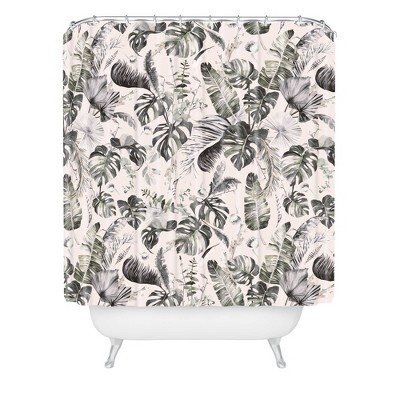 Marta Barragan Camarasa Wild Farah Shower Curtain Gray - Deny Designs