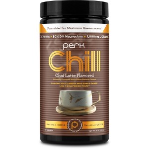 Perk Chill Chai Latte Flavored Drink Mix (18 Servings) - Soy Free & Peanut Free - 1 of 4