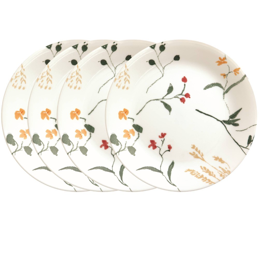 Photos - Plate Corelle 4pk 8.5" Vitrelle Wildflower Lunch  