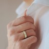EVERLY JEWELRY | 10k Two-Tone Gold 6mm Men's Wedding Band - 4 of 4