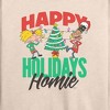 Women's - Hey Arnold! - Holiday Homies Lightweight French Terry Wide Neck Long Sleeve Shirt - 2 of 4
