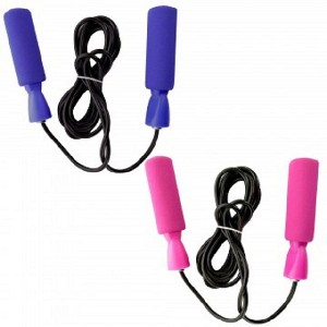 Link Active 2-Pack Soft Grip 8-Foot Workout Speed Skipping Weighted handles Jump Rope for Women, Men, and Kids. - 1 of 3