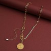 SOHI Women's Gold Link Chain Necklace - 3 of 4