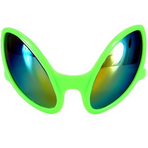 HalloweenCostumes.com    Close Encounter Alien Glasses, Green - 1 of 1