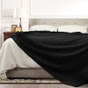 White Warm Blanket with Breathable and Soft for Couch and Bed - 3 of 4