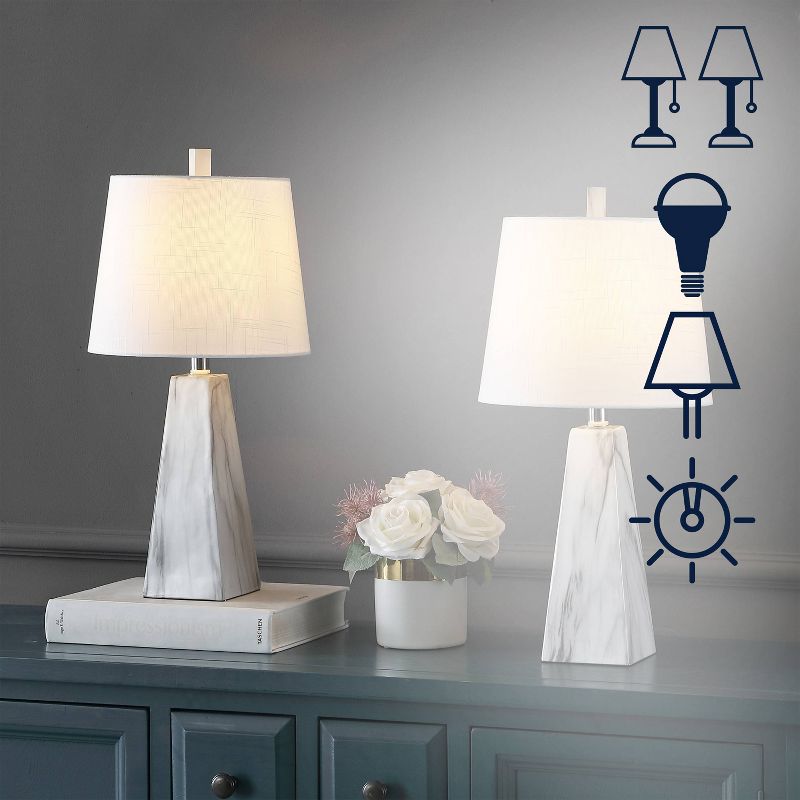 20.5" Owen Contemporary Resin Table Lamps (Includes LED Light Bulb) - JONATHAN Y, 3 of 10