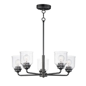 Maxim Lighting Acadia 5 - Light Chandelier in  Black - 1 of 3
