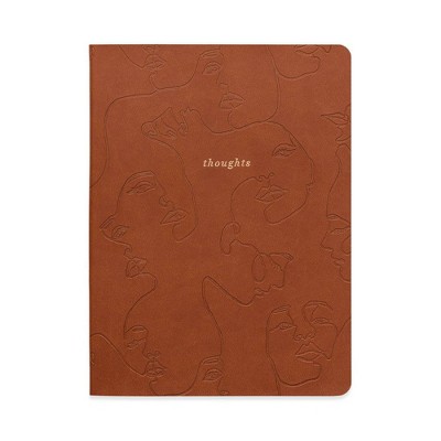 Vegan Leather Journal Terra Cotta Thoughts - Designworks Ink : Target