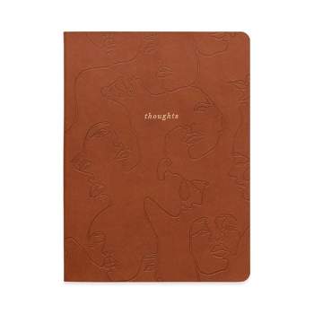 Vegan Leather Journal Terra Cotta Thoughts - DesignWorks Ink