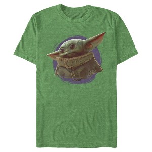 Men's Star Wars The Mandalorian The Child Circle Halo T-Shirt - 1 of 4