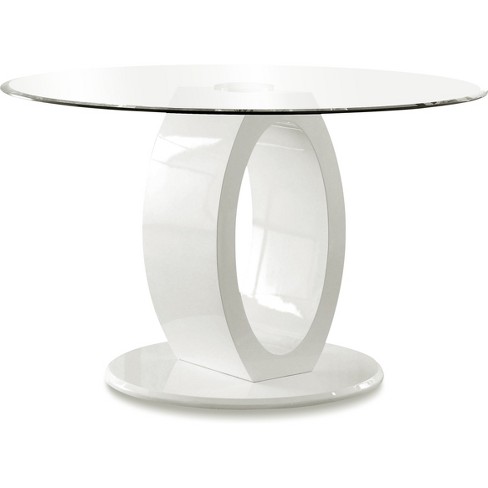 Spearelton Oval Pedestal round Dining Table - HOMES: Inside + Out - image 1 of 4