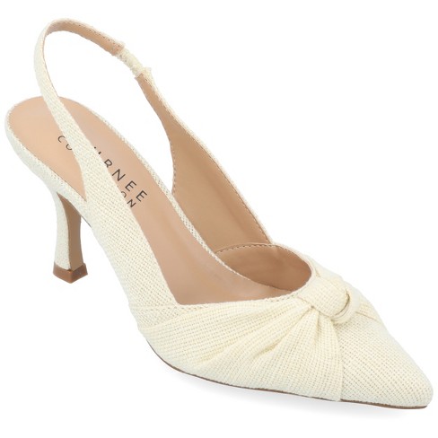 Cream pumps hot sale women's shoes