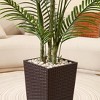 Kazeila UV Resistant Artificial Palm Tree with Tall Planter, Big Pre Potted Fake Palm Trees for Indoor Outdoor Office House Decor - image 4 of 4