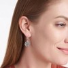 Sterling Silver Dangle Earrings, Hypoallergenic Nickel - Free, Lightweight Leverback Celtic Knot Design for Women - 2 of 2