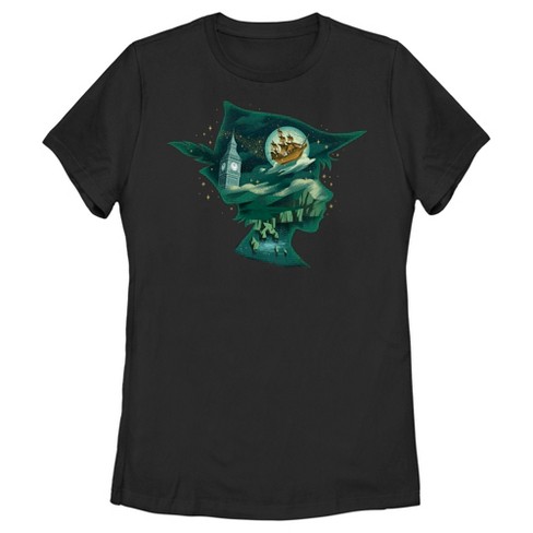 Women's Peter Pan & Wendy Silhouette Peter Scenes T-Shirt - image 1 of 4