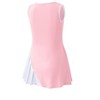 Girls Tennis Dress Sleeveless Workout Dress with Separate Shorts Asymmetric Color Block Glof Dress A Line Athletic Dress for Girls - 2 of 4
