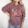 Simply Sage Market Women's Graphic Sweatshirt Merry Stacked Teacher - 2 of 4