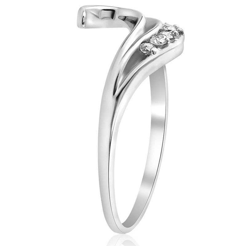 Pompeii3 1/4ct Diamond Ring Enhancer 14K White Gold, 3 of 6
