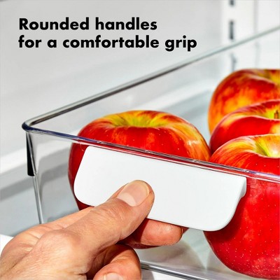 LunaLulinlk Refrigerator Organization Storage Bin Shelf, Clear