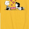 Boys' - Peanuts - Lucy And Schroeder Heart Thoughts Short Sleeve Graphic T-Shirt - 2 of 4
