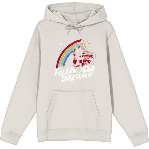 A Nightmare On Elm Street Follow Your Dreams Adult Long Sleeve Hoodie - 1 of 2