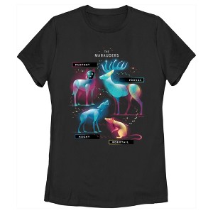 Women's Harry Potter The Marauder Animals T-Shirt - 1 of 4