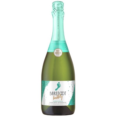 Barefoot Bubbly Moscato Spumante Champagne Sparkling Wine - 750ml Bottle