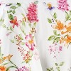 Collections Etc Lucy Colorful Floral Plisse Ruffled Edge Bedspread - 3 of 3