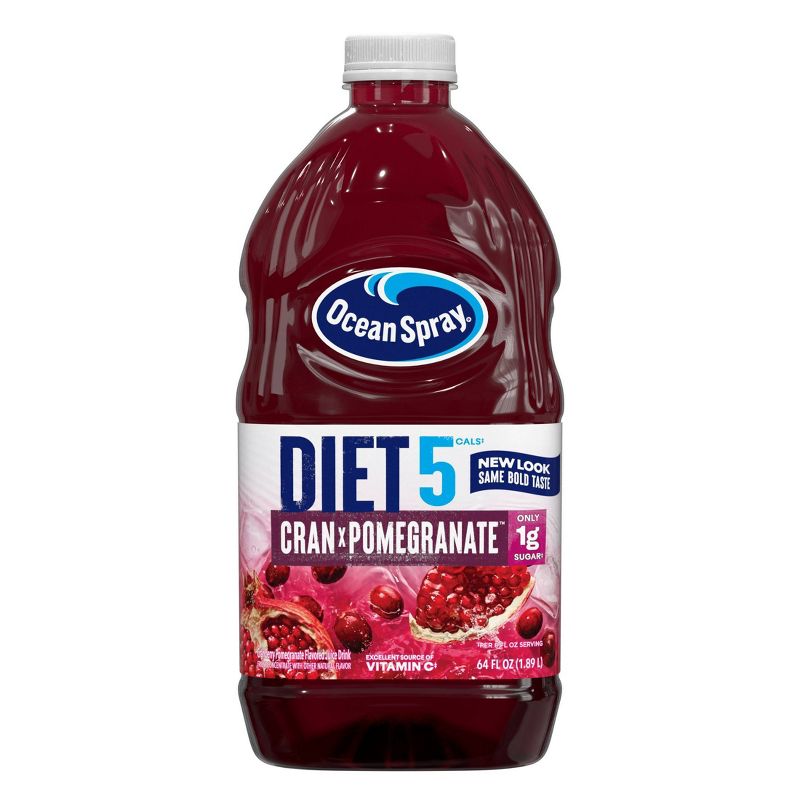 Ocean Spray Diet Cranberry Pomegranate Juice - 64 fl oz Bottle, 1 of 7