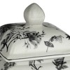 Dahlia Studios Prentiss 7 1/4" High Black and White Ceramic Ginger Jar with Lid - 3 of 4