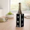 marufemia Coquette bows black and white Wine Chiller - 2 of 2