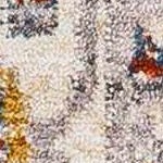 charcoal, ivory, mustard, blue, medium green, rust