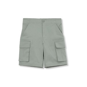Lands' End Kids Stretch Canvas Utility Cargo Shorts - 1 of 3