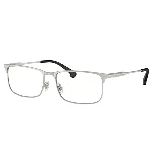 Brooks Brothers BB 1046 1032 Unisex Rectangle Eyeglasses Matte Silver 53mm - 1 of 3