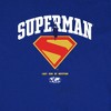 Women's Superman 2025 College New Logo Cap Sleeve Baby Rib Crop Top - 3 of 4