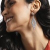 SOHI Women's Swirl Rhombus Drop Earrings - 4 of 4