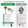 WinSpin 24" DIY Modular Prize Wheel 12 Slots with Floor Stand Height Adjustable for Carnival Spinner Game Events School - 4 of 4