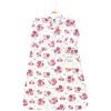 Hudson Baby Infant Girl Long Sleeve Cotton Jersey Sleeping Bag, Sack, Blanket, Rose - 2 of 2