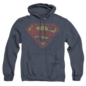 Superman Logo Vintage Pullover Hoodie - 1 of 4