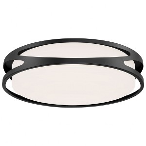 Access Lighting Lucia 1 - Light Flush Mount in  Black - 1 of 4