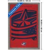Trends International NHL Columbus Blue Jackets - Logo 25 Framed Wall Poster Prints - 3 of 4