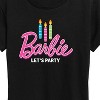 Women's - Barbie - Let's Party Short Sleeve Graphic T-Shirt - 2 of 4