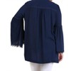 Women's Popover Trumpet Sleeve Blouse - umgee - 3 of 4